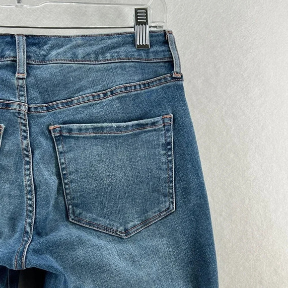 Haute Hippie Tribe Jeans Womens Size 0 Low Rise Skinny Medium Washed Denim Blue - Picture 6 of 11